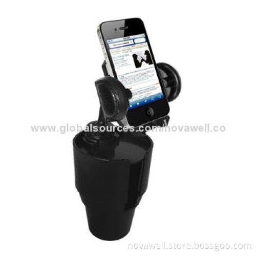 Universal Mobile Phone + Drink Holder, 2-in-1, 360° Rotation, Easy to Install